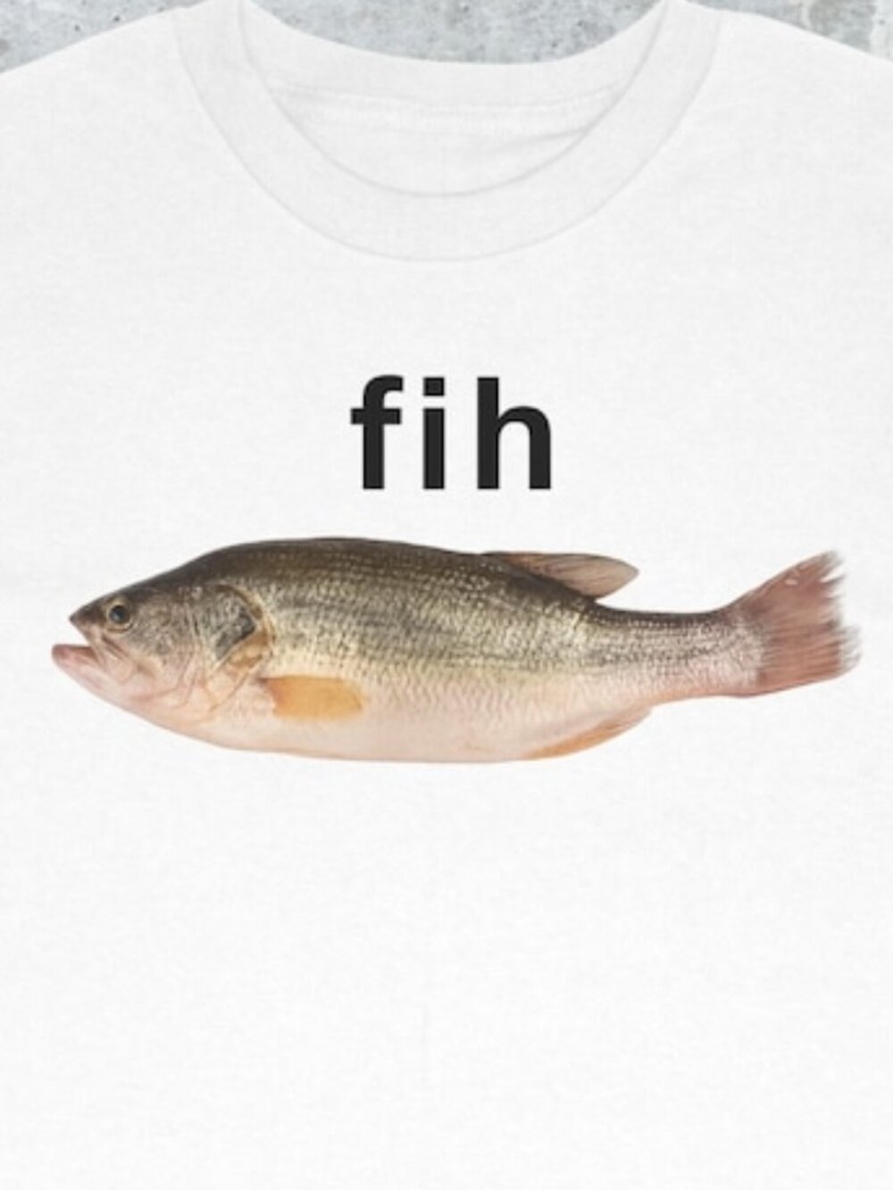 Fih Fish Meme Shirt - Stupid Meme Shirt - Picture 2 of 4